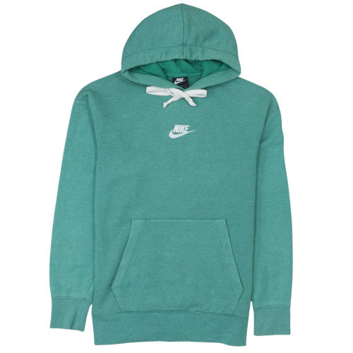 Womens UK Size S Nike Green Pullover Hoodie