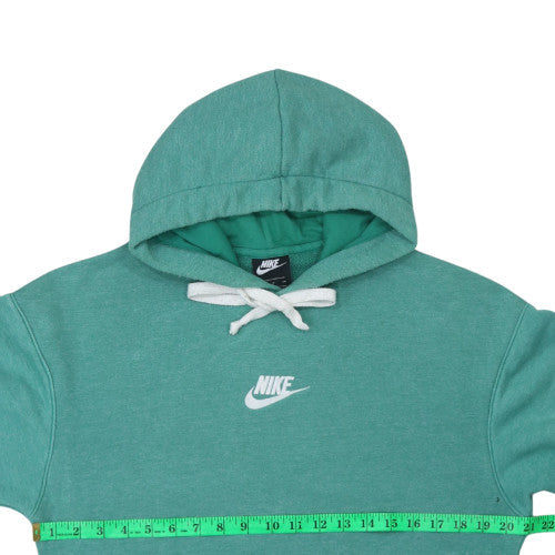 Womens UK Size S Nike Green Pullover Hoodie