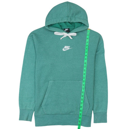Womens UK Size S Nike Green Pullover Hoodie