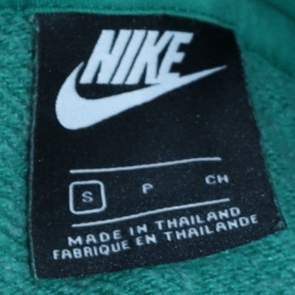 Womens UK Size S Nike Green Pullover Hoodie