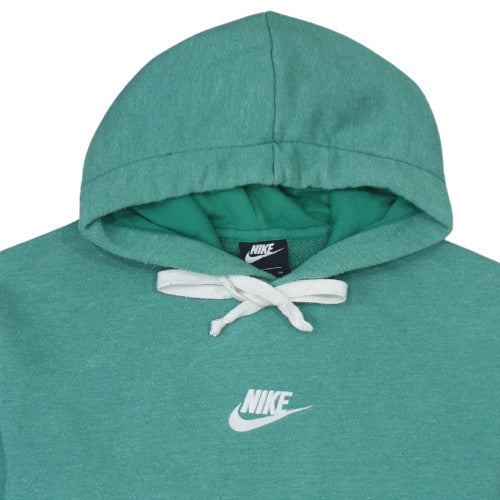 Womens UK Size S Nike Green Pullover Hoodie