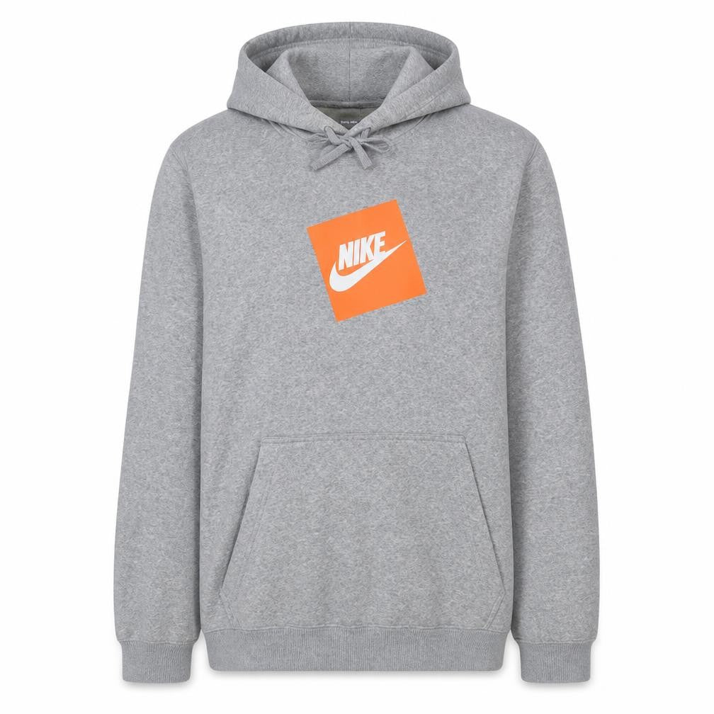 Mens UK Size L Nike Grey Pullover Hoodie