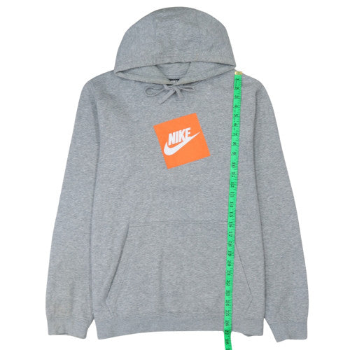 Mens UK Size L Nike Grey Pullover Hoodie