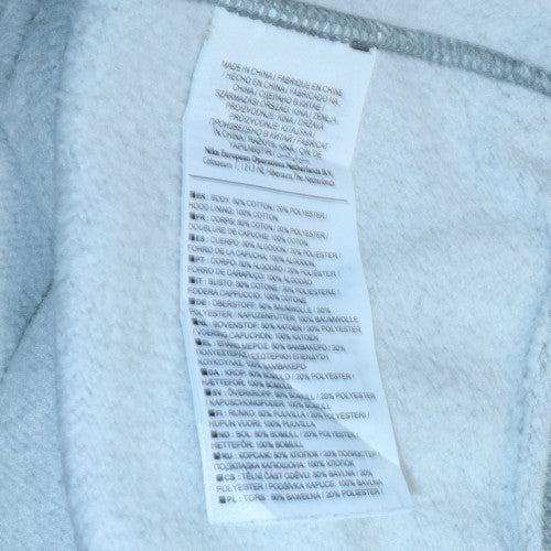 Mens UK Size L Nike Grey Pullover Hoodie