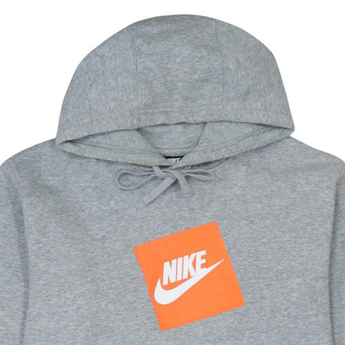 Mens UK Size L Nike Grey Pullover Hoodie