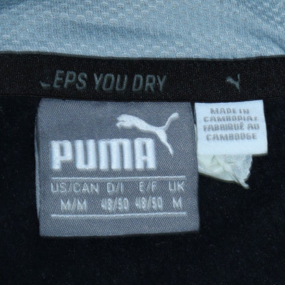 Mens UK Size M Puma Black Pullover Hoodie