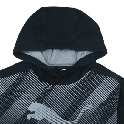 Mens UK Size M Puma Black Pullover Hoodie
