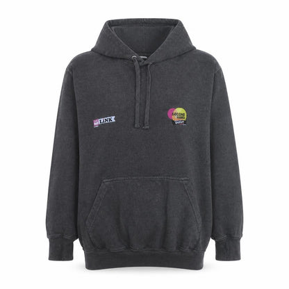 Womens UK Size M AWDis Grey Pullover Hoodie