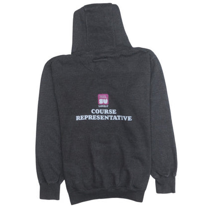 Womens UK Size M AWDis Grey Pullover Hoodie