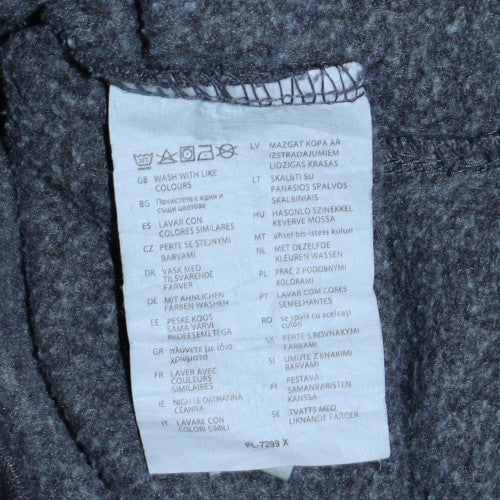 Womens UK Size M AWDis Grey Pullover Hoodie