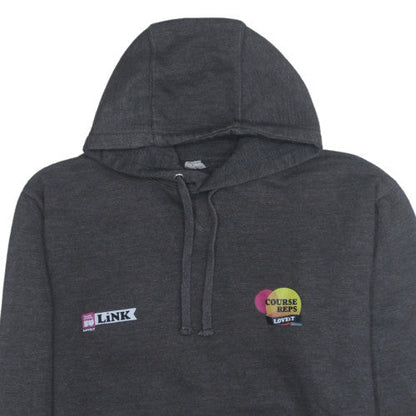 Womens UK Size M AWDis Grey Pullover Hoodie