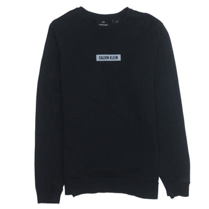 Mens UK Size S Calvin Klein Black Pullover Sweatshirt