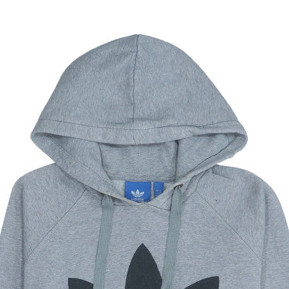 Mens UK Size L Adidas Grey Pullover Hoodie
