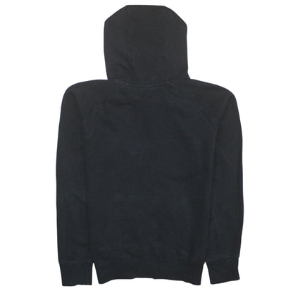 Womens UK Size S Kappa Black Pullover Hoodie