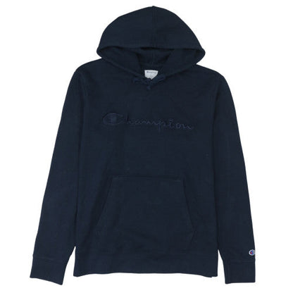 Mens UK Size L Champion Blue Pullover Hoodie