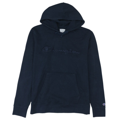 Mens UK Size L Champion Blue Pullover Hoodie