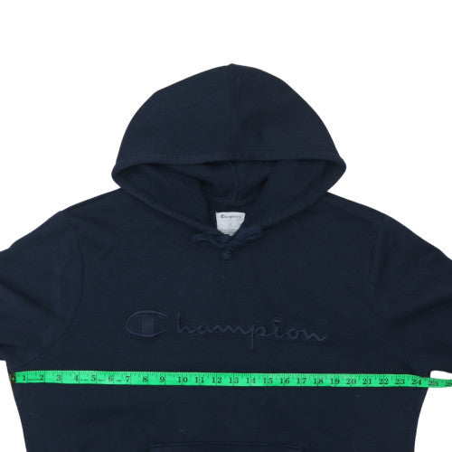 Mens UK Size L Champion Blue Pullover Hoodie