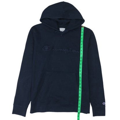 Mens UK Size L Champion Blue Pullover Hoodie