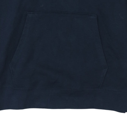 Mens UK Size L Champion Blue Pullover Hoodie