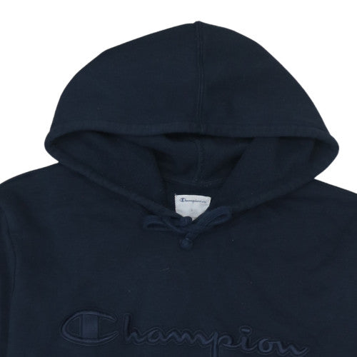 Mens UK Size L Champion Blue Pullover Hoodie
