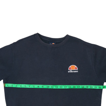 Mens UK Size M Ellesse Blue Pullover Sweatshirt