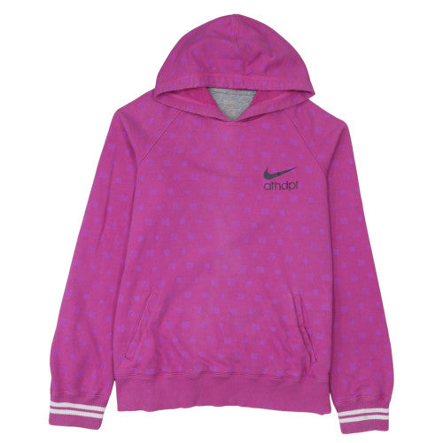 Womens UK Size M Nike Pink Pullover Hoodie