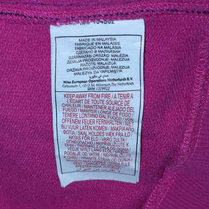 Womens UK Size M Nike Pink Pullover Hoodie