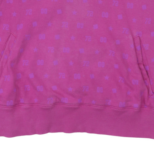 Womens UK Size M Nike Pink Pullover Hoodie