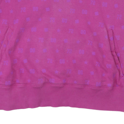 Womens UK Size M Nike Pink Pullover Hoodie