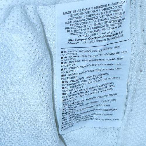 Womens UK Size S Nike White Full Zip Hoodie