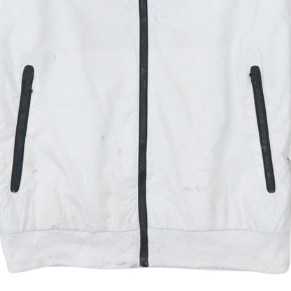 Womens UK Size S Nike White Full Zip Hoodie