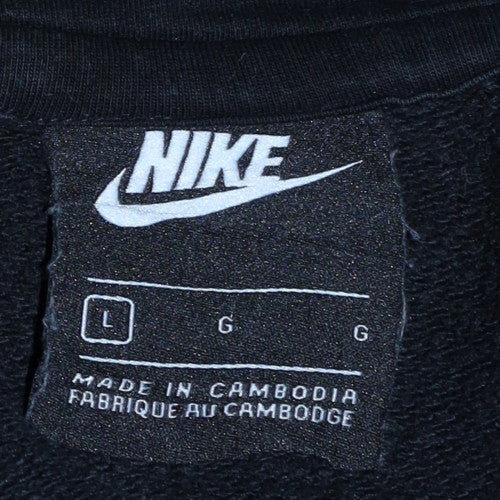 Mens UK Size L Nike Black Pullover Hoodie