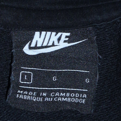 Mens UK Size L Nike Black Pullover Hoodie