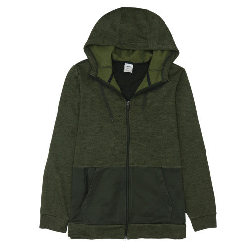 Mens UK Size L Nike Green Full Zip Hoodie