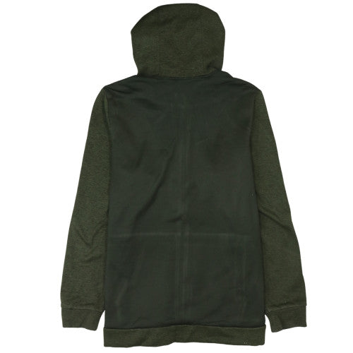Mens UK Size L Nike Green Full Zip Hoodie