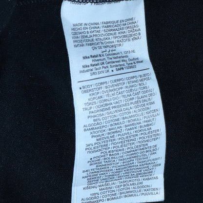 Mens UK Size S Nike Black Full Zip Hoodie