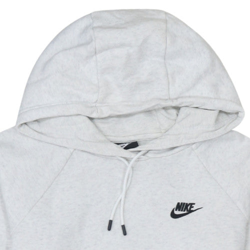 Womens UK Size S Nike Grey Pullover Hoodie