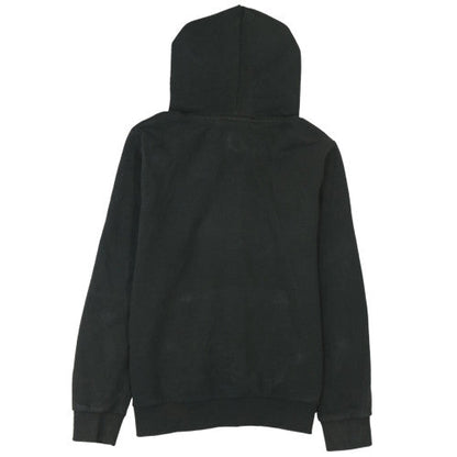Womens UK Size M Superdry Black Pullover Hoodie