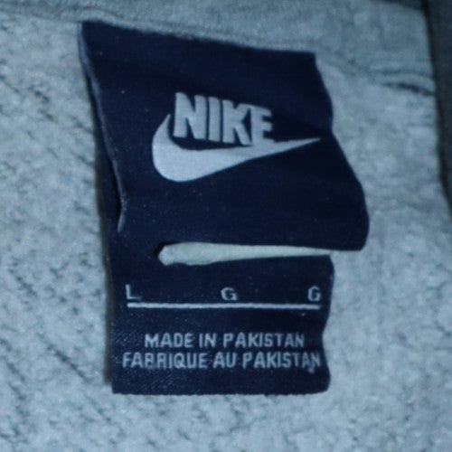 Womens UK Size L Nike Grey Pullover Hoodie