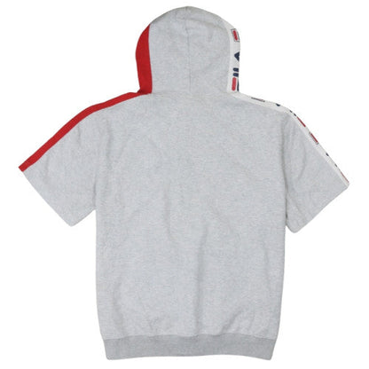 Mens UK Size L FILA Grey Pullover Hoodie