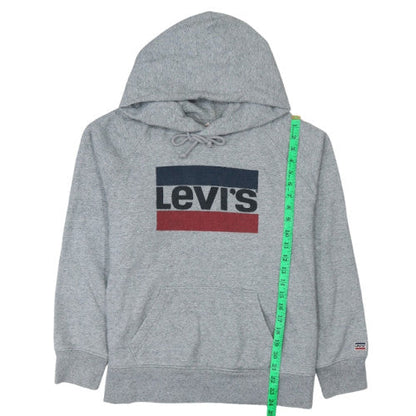 Mens UK Size L Levi's Grey Pullover Hoodie