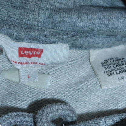 Mens UK Size L Levi's Grey Pullover Hoodie