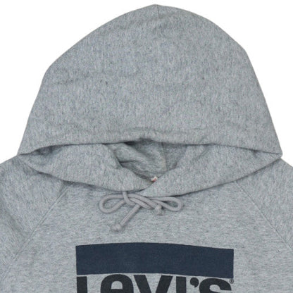 Mens UK Size L Levi's Grey Pullover Hoodie
