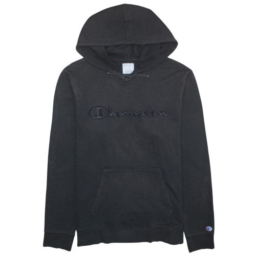Mens UK Size L Champion Black Pullover Hoodie