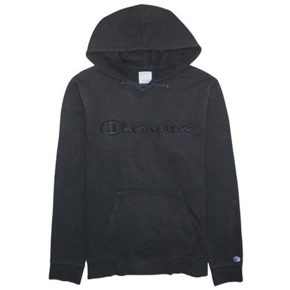 Mens UK Size L Champion Black Pullover Hoodie