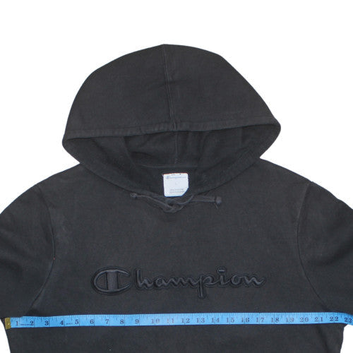 Mens UK Size L Champion Black Pullover Hoodie