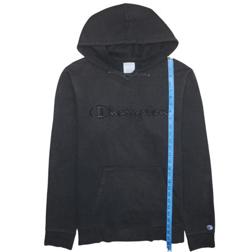 Mens UK Size L Champion Black Pullover Hoodie
