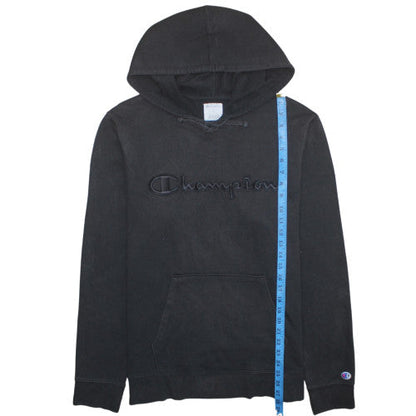Mens UK Size L Champion Black Pullover Hoodie