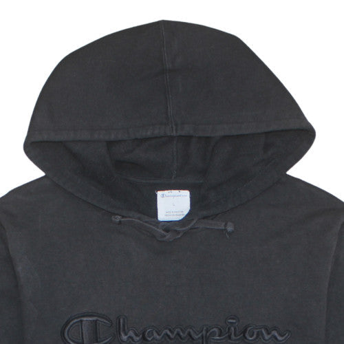 Mens UK Size L Champion Black Pullover Hoodie