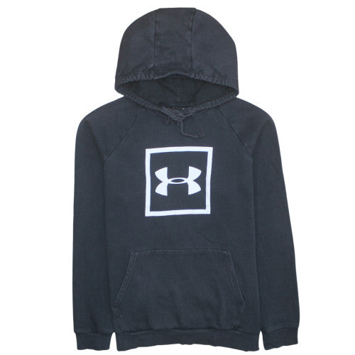 Mens UK Size L Under Armour Black Pullover Hoodie